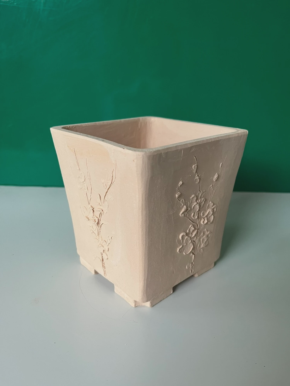 Chậu cảnh gốm mộc